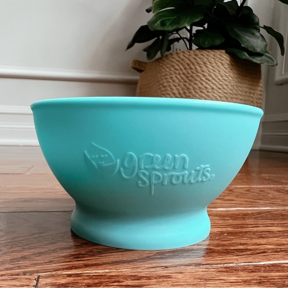 Green Sprouts Silicone Feeding Bowl & Learning Bowl Bundle in Blue - Picture 2 of 5